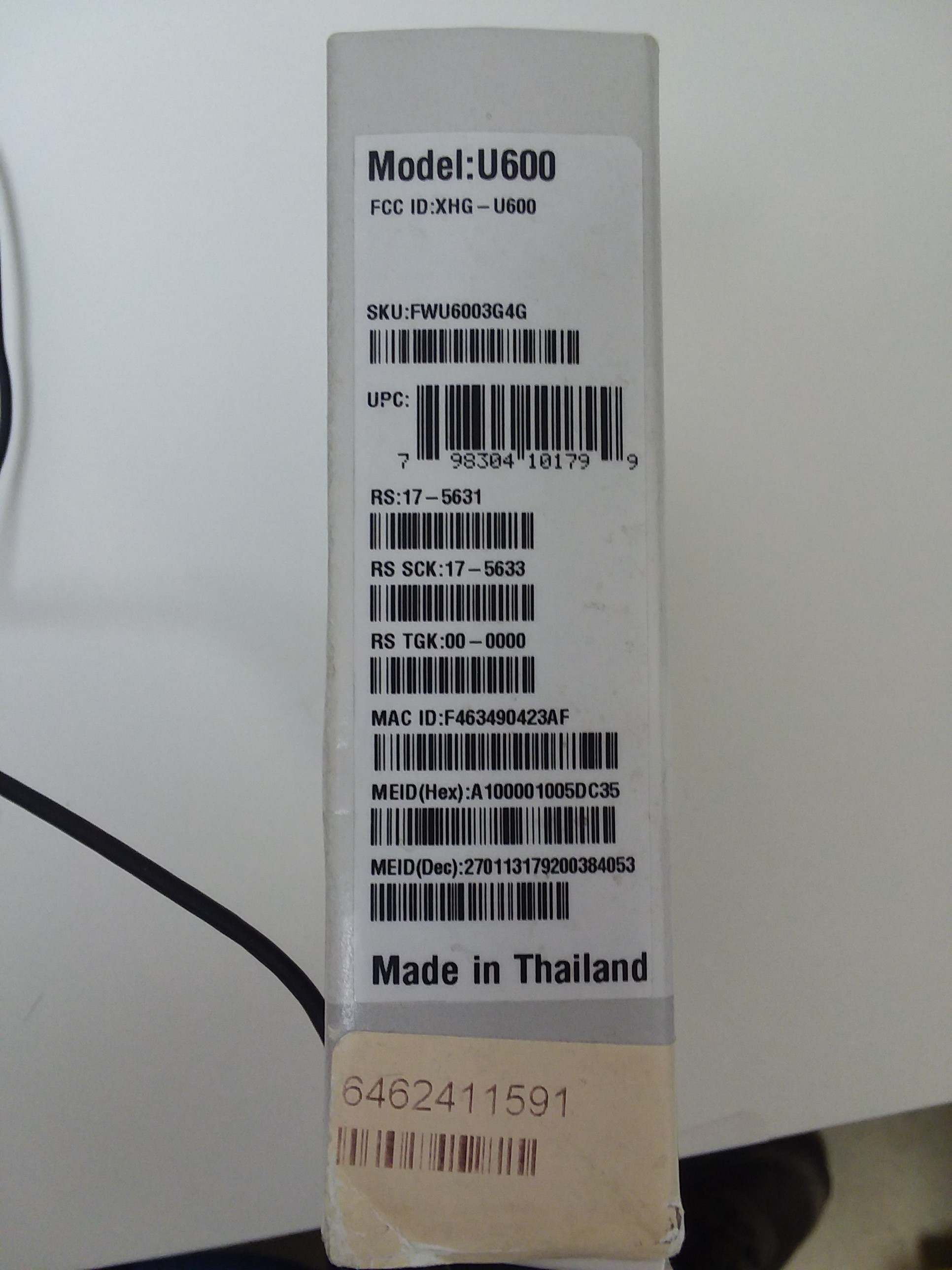 Sprint 3G / 4G USB U600 (New open Box)