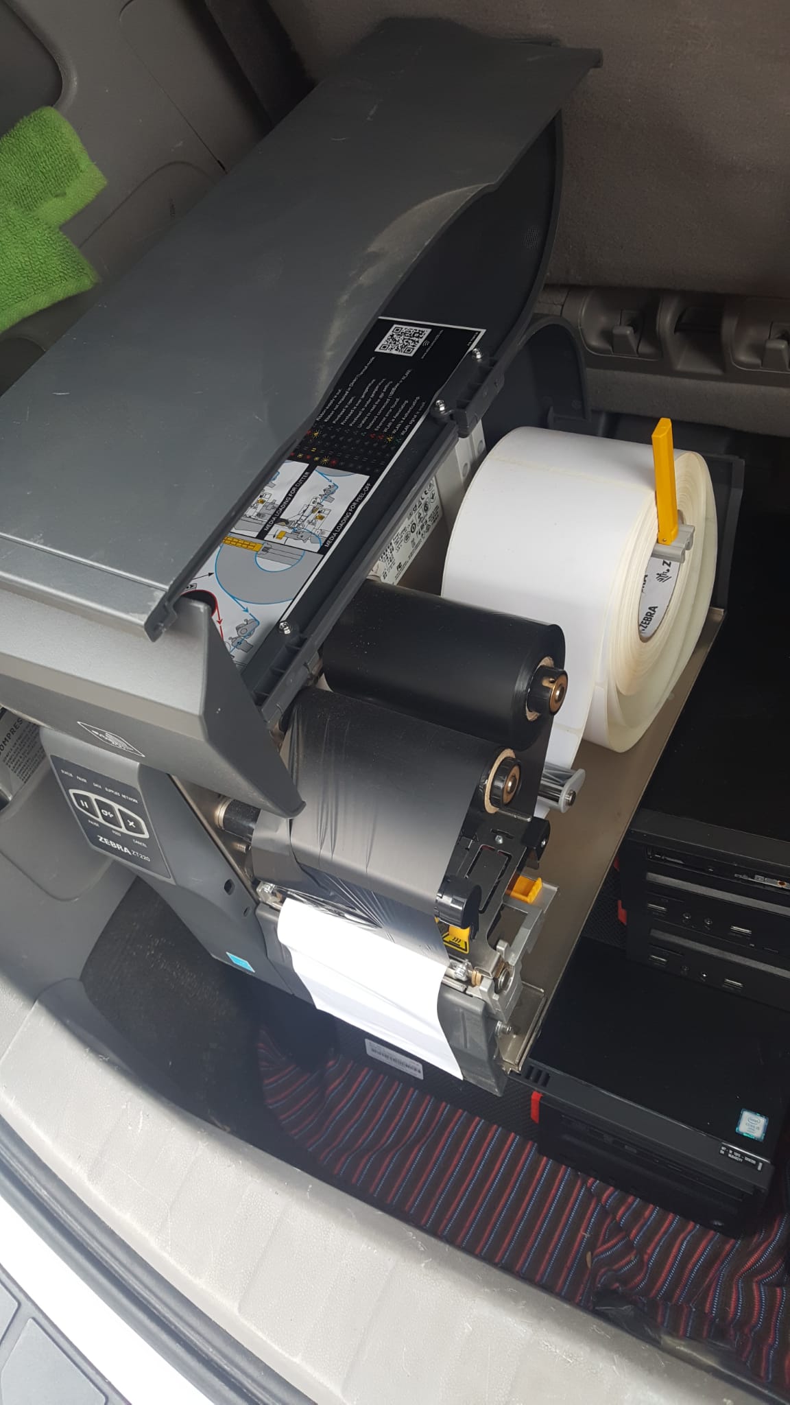 Zebra ZT220 4” Industrial Direct Thermal Label Printer