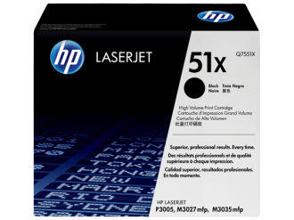 HP Q7551X Black Toner Cartridge